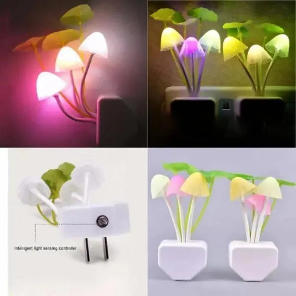 Mushroom Night Light, 3 Pcs