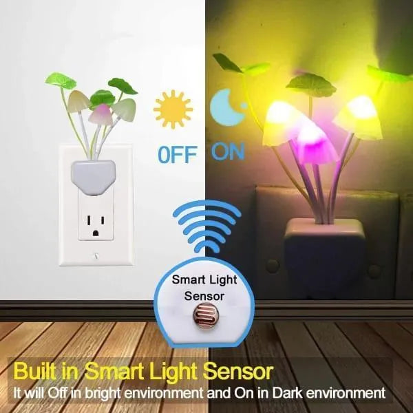 Mushroom Night Light, 3 Pcs