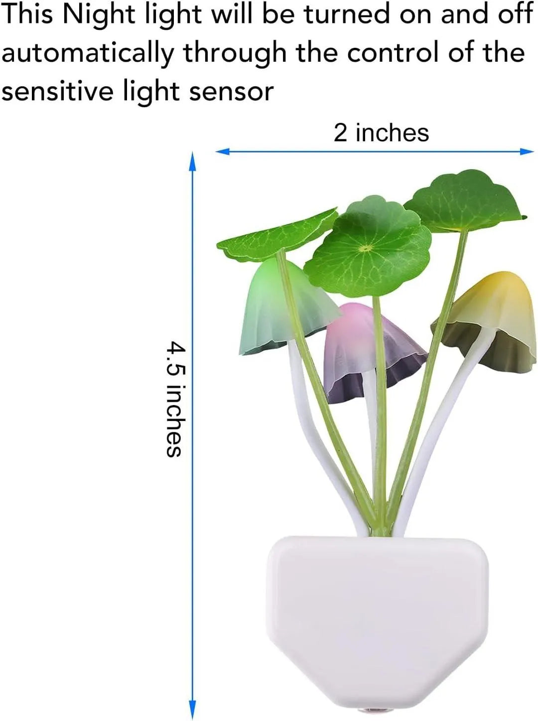 Mushroom Night Light, 3 Pcs
