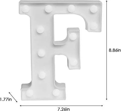 LED Alphabet Battery Operated All Led Letter