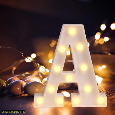 LED Battery Operated Alphabet